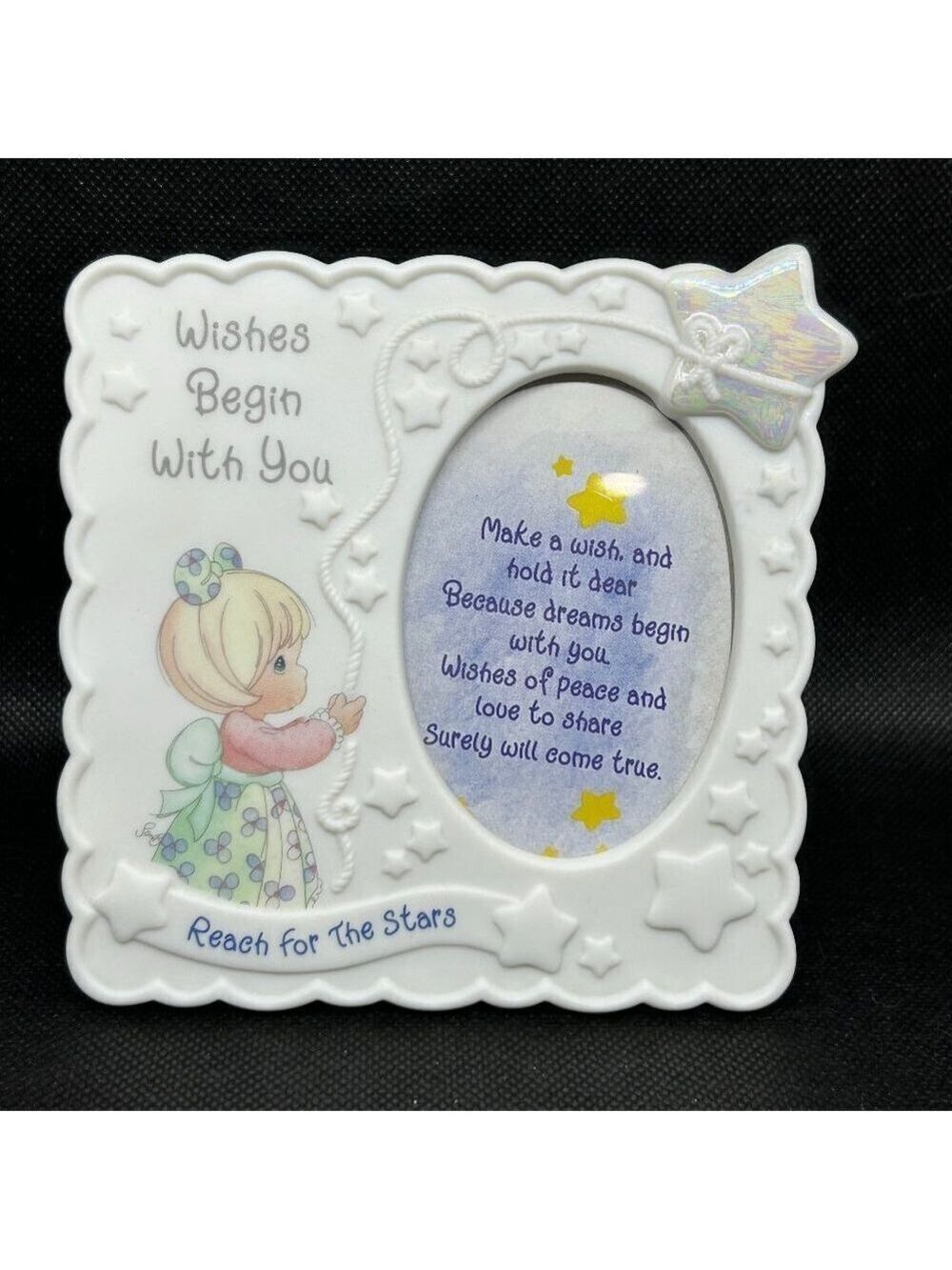Precious Moments “Wishes Begin With You" photo frame